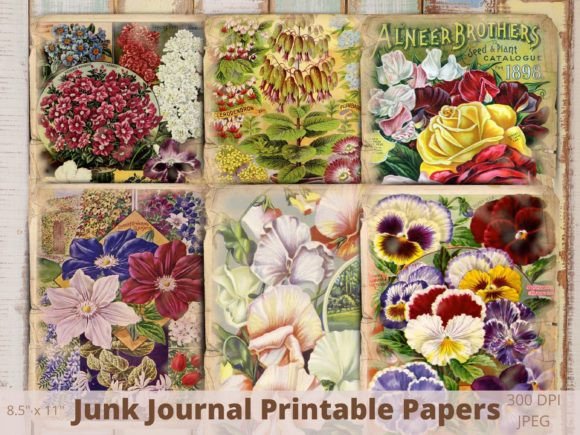 Download Botanical Ephemera Paper for Journal - Premium Resources