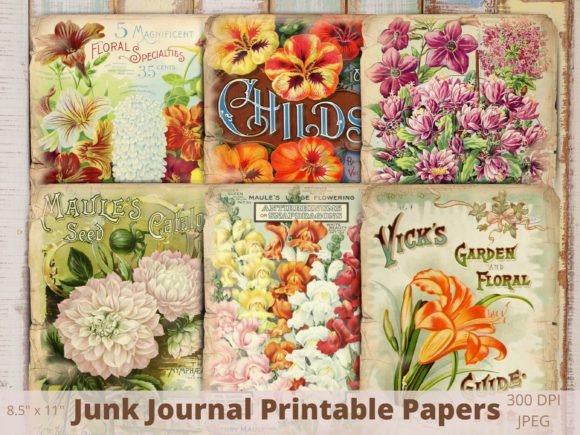 Download Botanical Ephemera Paper for Journal - Premium Resources